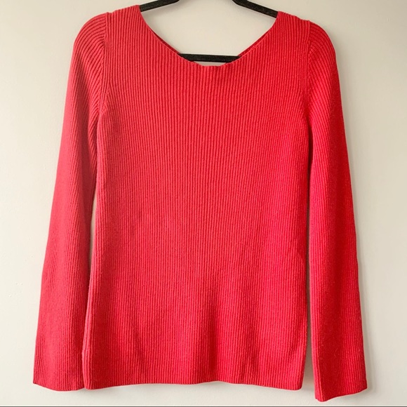 Aritzia Babaton Kitano Wool Sweater in Red - Picture 2 of 5